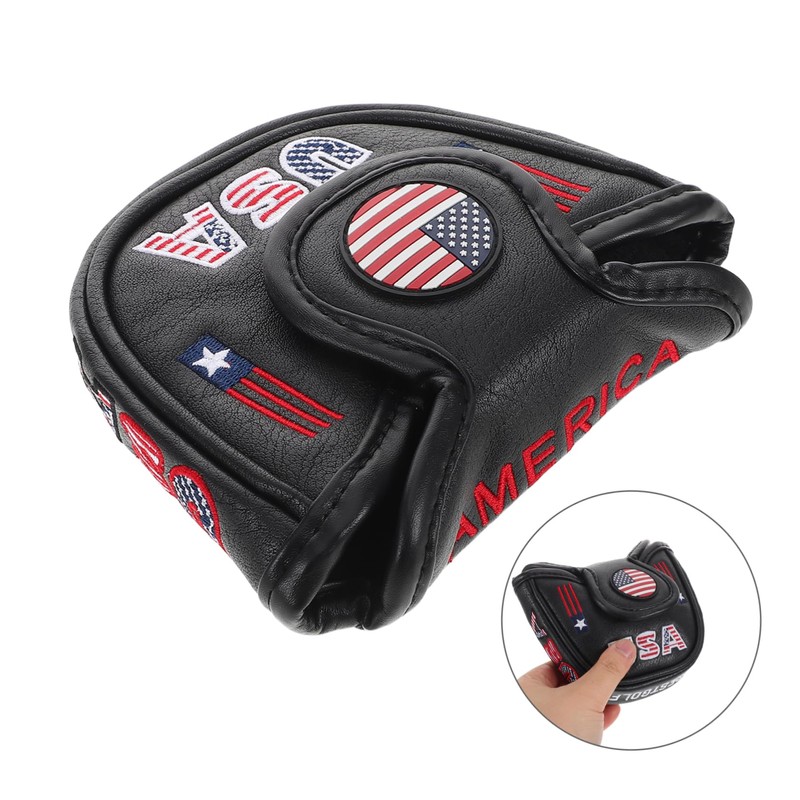 WOONEKY Stylish PU Mallet Headcovers for Secure Protection of Golf