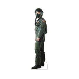 Cardboard People Fighter Jet Pilot Life Size Cardboard Cutout Standup