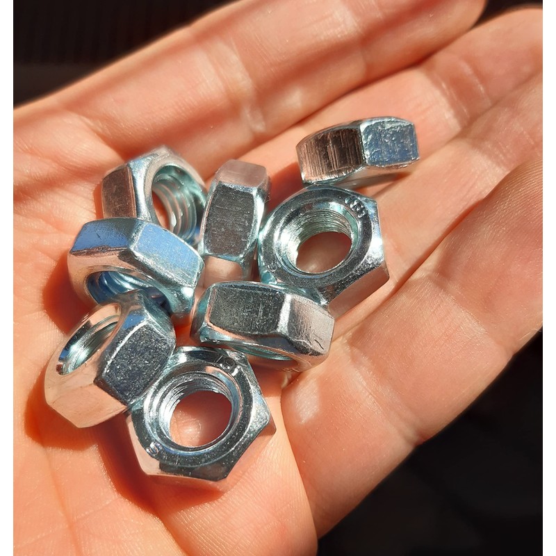 M12 Hex Nuts 12mm Metal Steel Sheet Zinc Plated Nut
