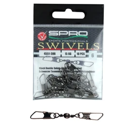 Spro Double Safety-Snap Swivel #06 15kg