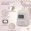 Lreneilu 3PCS Corduroy School Backpack for Teen Girls Kids, Bookbag