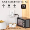 [UL Listed] Cable Matters 3-Pack 3 Outlet Wall Adapter (Grounded