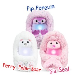 Curlimals Arctic Glow - Sia The Seal - Interactive Plush