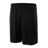 A4 7" Youth Power Mesh Shorts, Black, Medium