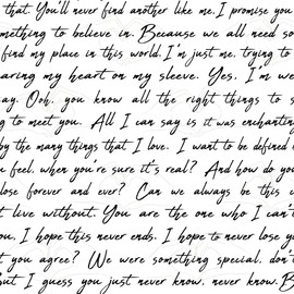 RoomMates Love Letters Parchment Peel and Stick Wallpaper, RMWS1250