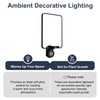 Starxing Wall Plant Holder with Light, 2 Pack Plant Wall