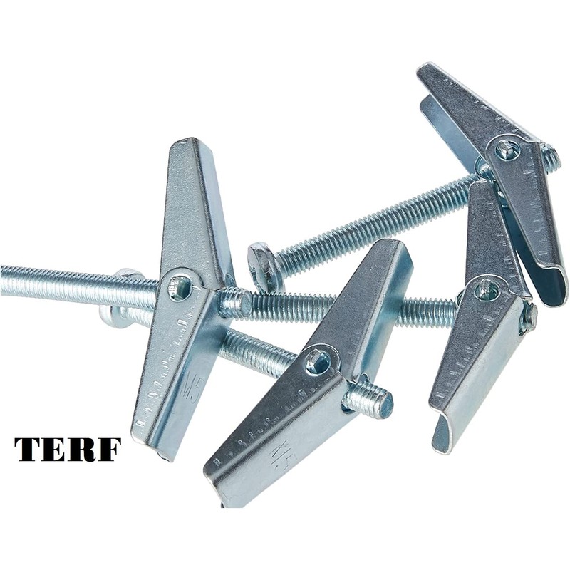 TERF® M5 X 50mm Wing Spring Toggle Bolt With Machine