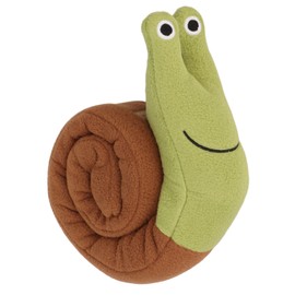 Snail Squeaky Dog Toys Polyester Teething Puzzle Interactive Puppy Chew Toys for Dogs