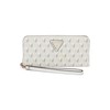 GUESS G Wave Large Zip Around Wallet, Stone Logo