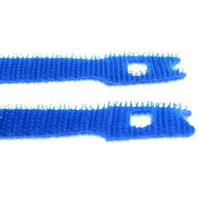 750 x Velcro Cable Ties 150 x 22 mm Blue