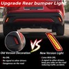 BINQIGOO LED Rear Bumper Reflector Light Compatible with Toyota Corolla