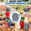 Portable Can Opener for Easy Lid Removal – Manual Four-Wheel