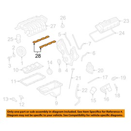 Ford Genuine Motor Co Intake Manifold Gasket 4R3Z9439AA
