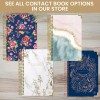 bloomdailyplanners bloom daily planners Contact Book, Gold Embroidery