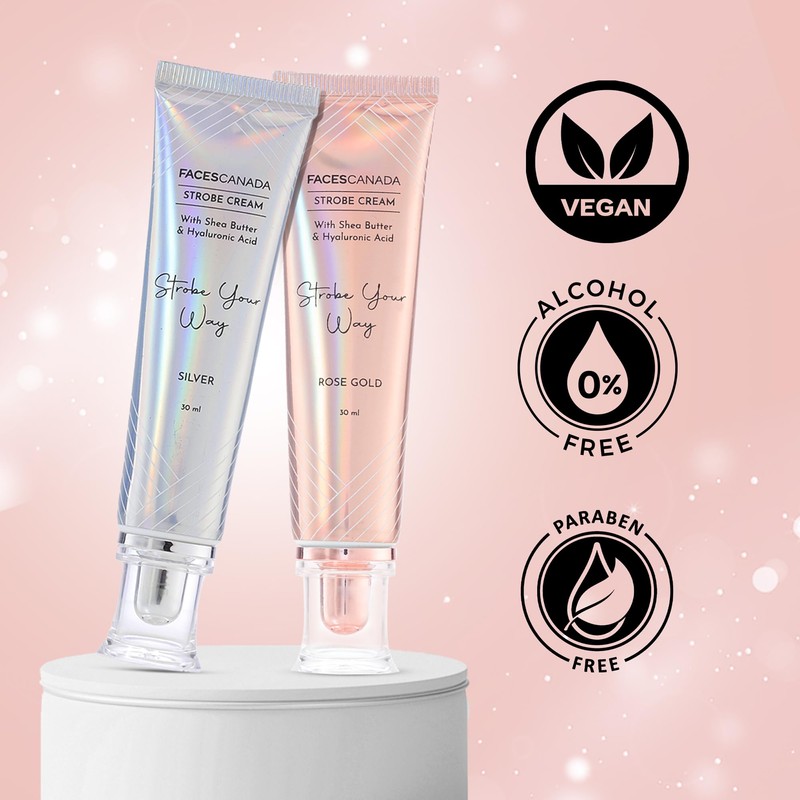FACESCANADA Strobe Cream - Rose Gold | with Shea Butter