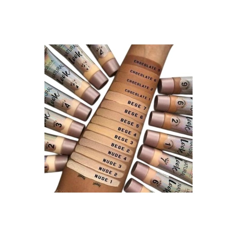 Ruby Rose Natural Look Base Líquida Acabado Textura Ligera Uso