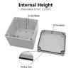 LeMotech Junction Box IP67 Waterproof Dustproof ABS Plastic Project Box
