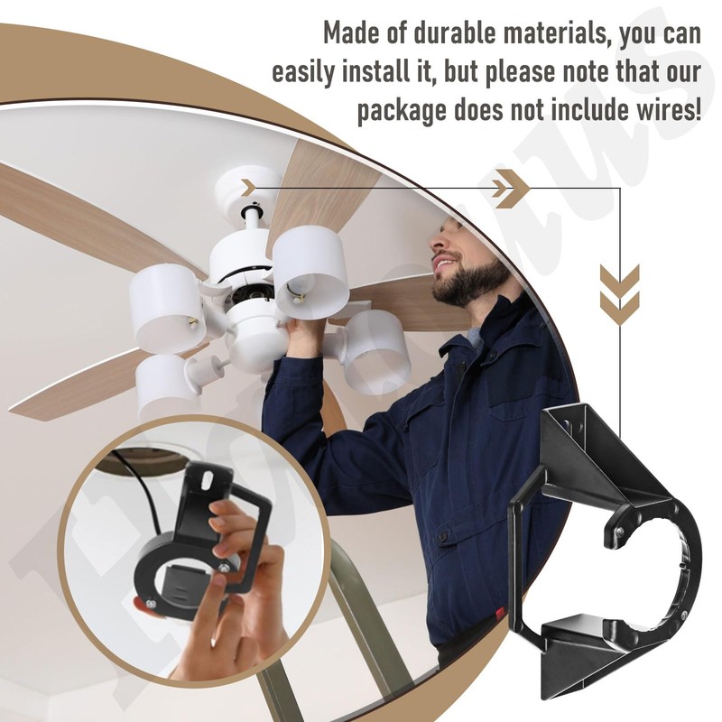 Ceiling Fan Mounting Bracket Kits With Installation Accessories Compatible With