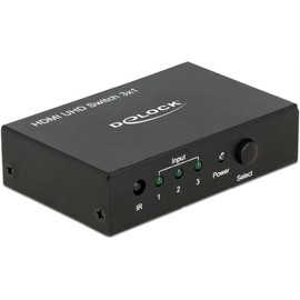 DeLOCK Switch HDMI 3 in > 1 Out HDMI 4 K UHD