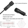 NewTH USB Mikrofon PC Omnidirektionaler Kondensator Lavalier Clip on Mic