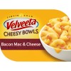 Velvet Velveeta Cheesy Bowls Bacon Mac & Cheese 9 oz Sleeve [6-Bowls]