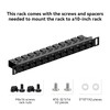 YQMRCZRF 12-Port Patch Panel, 0.5U CAT6 Network Patch Panel for