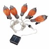 Waterproof 5 LED Acrylic Bird Lights String Solar Fairy Lamp
