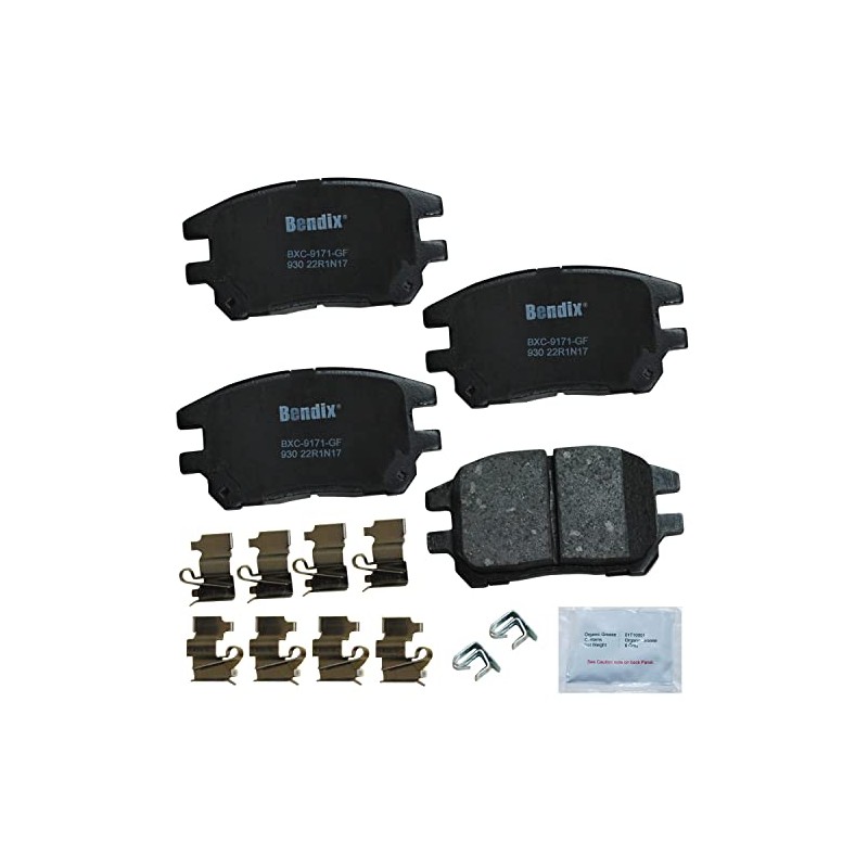 Bendix Priority1 CFC930 Ceramic Front Brake Pads for Lexus RX300