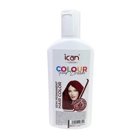 ican London Colour Your Dream Semi Permanent Hair Color 100ml (71-VERMILLION RED)