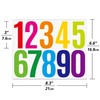 HASWARE Mailbox Numbers: 6 Sheets Number Stickers - Waterproof and