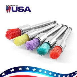 AZDENT 100Pcs/Box Dental Nylon Materials Closure Flat Polishing Prophylaxis Brushes