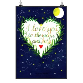 Variations/POSTCARD Love U To The Moon And Back Poster MT
