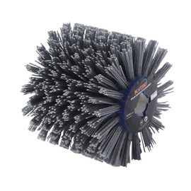 KATSU Drawing Wheel Brush 120mm Grit #120 Abrasive Drum Wood Steel Burnishing Polishing Wheel Angle Grinder Burnisher Polisher Replacement SP10009333
