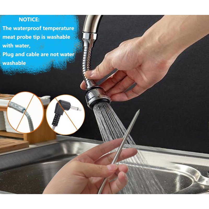 Replacement for Traeger Meat Probe,Compatible with Traeger Wood Pellet Grills