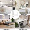 Vanloory Bath Towel Hooks, 6 Pack Self Adhesive Square Coat