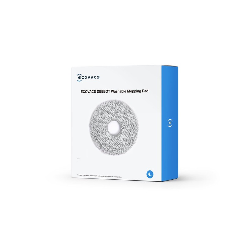 ECOVACS Washable Mopping Pads 4 PCS - For DEEBOT X1Series