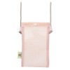 Marks MSH-PO10 Smartphone Shoulder Pouch, Mesh Collection, light pink
