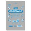 [Holeless Vegetable and Fruit Bags] Plastic Bags, Boardon Pack, Holesless Type, Thickness 0.00008 inches (0.02 mm), No.4, 100 Sheets (OPP Anti-Fog Bags)