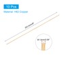 PATIKIL 10 Pcs Brass Round Rod, 1.5mm x 8" Lathe