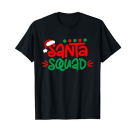 Christmas Squad Family Matching Xmas Santa Squad T-Shirt
