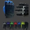 Motorcycle Mesh Gloves Summer Breathable Anti-Slip Gloves (Blue, LL)
