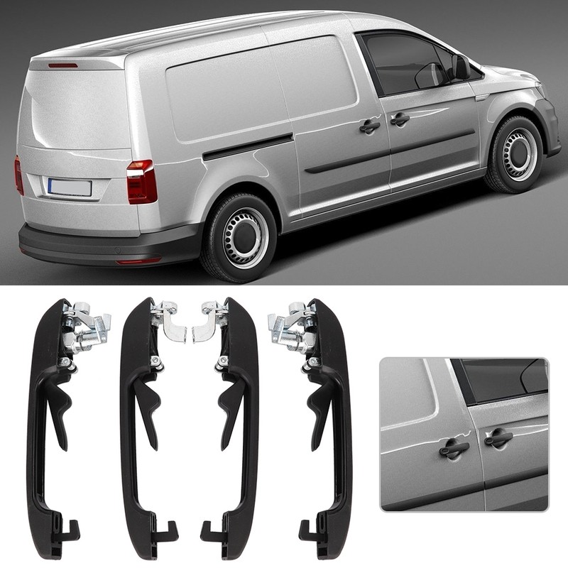 4PCS Car Front Rear Left Right Exterior Door Handle with