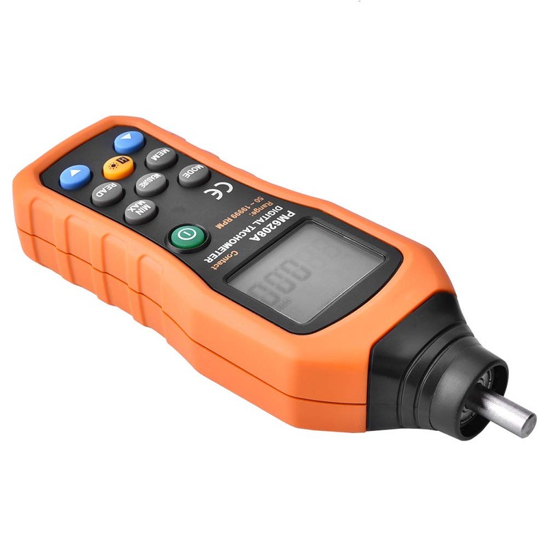Peakmeter PM6208A Handheld Digital Tachometer Meter Speed Meter Tester 50