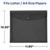 Avery Document Holder Envelope, Holds 450 Letter/A4-Size Sheets, 4-Color 4-Pack