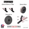 Dual Lock Fastener Black SJ3550 Maximum Heat Resistant Ideal for