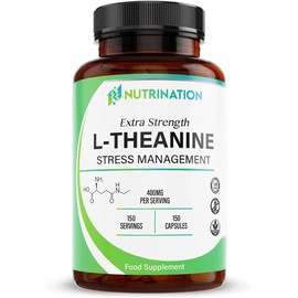 L-Theanine 400mg Capsules – 99.6% Pure | 150 Capsules for a 5-Month Supply | Supports Relaxation, Focus & Calm | No Additives, Vegan & Non-GMO | GMP-Certified & Lab Tested