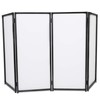 ECOTRIC DJ Facade Booth Portable Event Cover Screen with White/Black