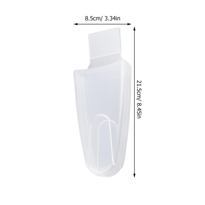 Yardwe Pruning Shears Storage Box 8.5 Inch Transparent Plastic Organizer