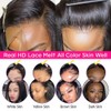 CYSDRH 13x6 Skinlike Real HD Lace Frontal Only Human Hair,0.10mm
