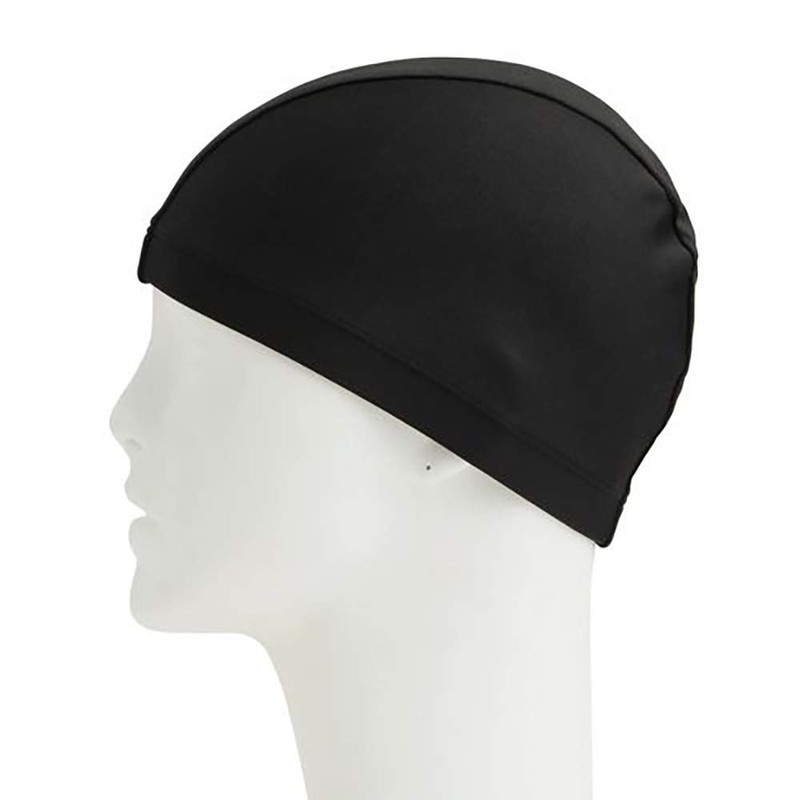Speedo SE12070 Swim Cap, Tricot Cap, Unisex, Black, Free